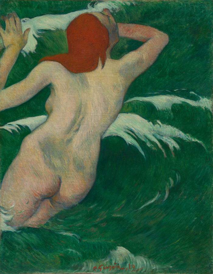 In the Waves (Dans les Vagues), Paul Gauguin, 1889
