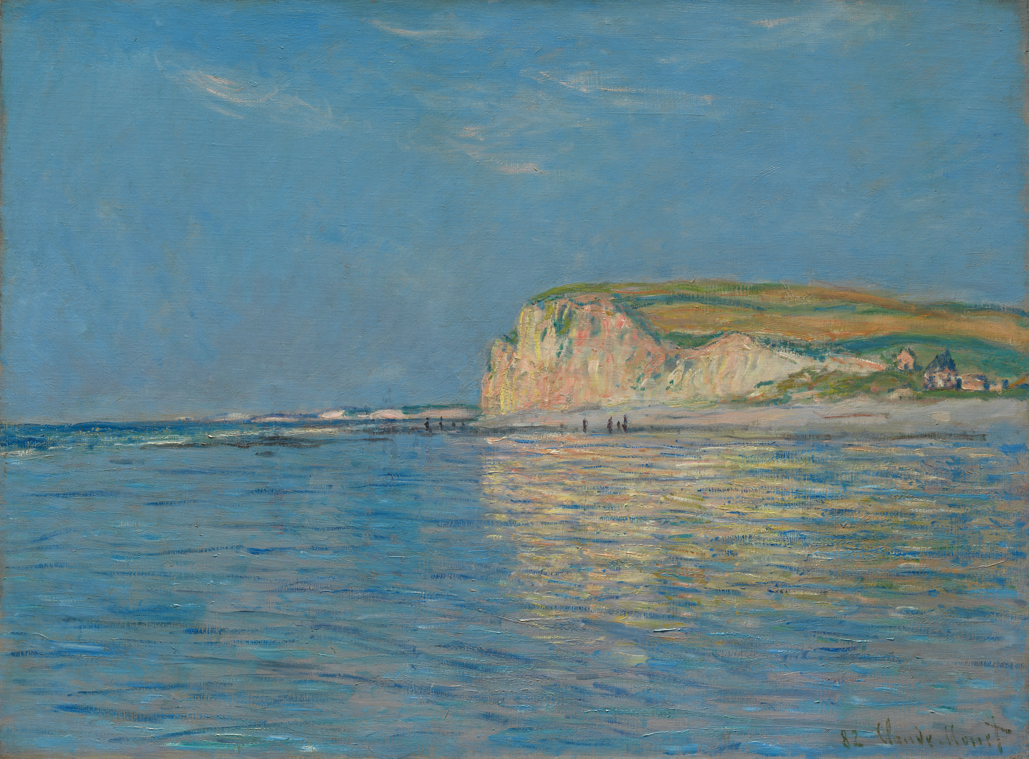 Low Tide at Pourville, near Dieppe, 1882, Claude Monet, 1882