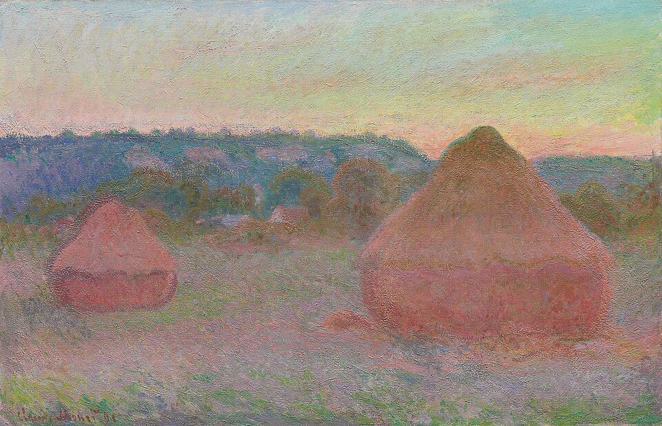 Stacks of Wheat (End of Day, Autumn), Claude Monet, 1890–91